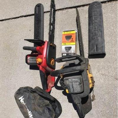Two Chainsaws