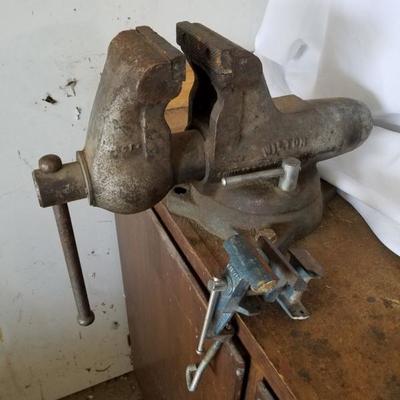 Large Wilton Vise Plus Smaller Vise