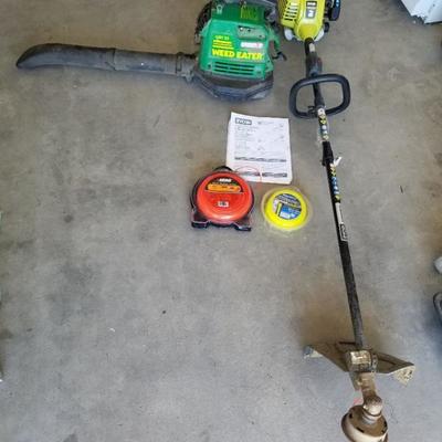 Ryobi Trimmer, Weed Eater Leaf Blower