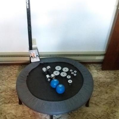 Body Blade and Trampoline