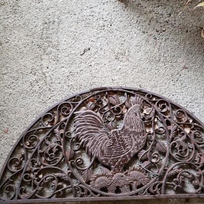 Metal outdoor mat
