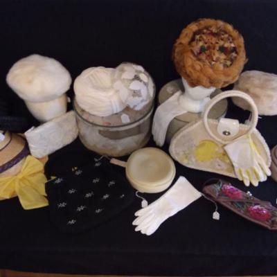 Vintage Hats, Handbags and More