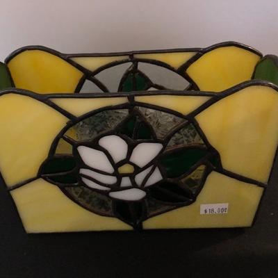 Stained Glass Letter/Napkin Holder
