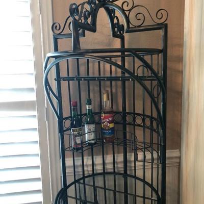 Round Iron Wine Cellar