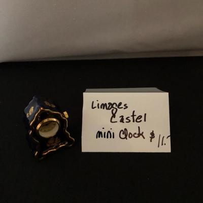 Limoges Castel Mini Clock