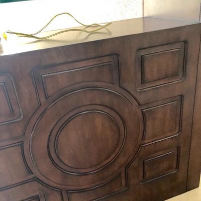 Unique Wood & Glass Bar 