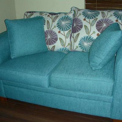 Upholstered loveseat