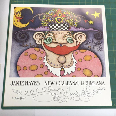 Jamie Hayes Remarque Signed Artist Proof New Orleans 1993 Mr Lem Lutz IX LAC026 https://www.ebay.com/itm/113771211560