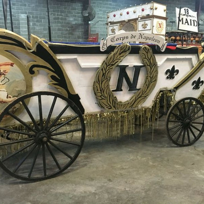Mardi Gras Carriage / Float with generator mount and LED lighting kit Local Pick PL2019 https://www.ebay.com/itm/123752580826