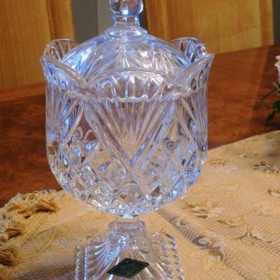 Shannon Crystal Covered Candy Dish