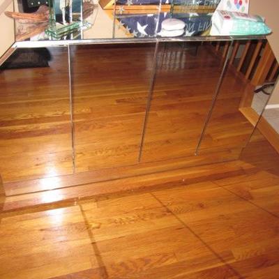 Mirrored Console Cabinet 