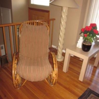 Cane Bamboo Rocker 