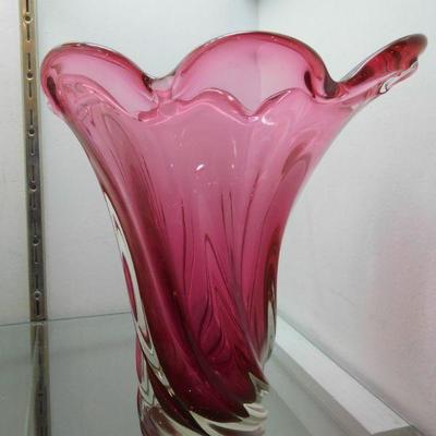 Cranberry Vase