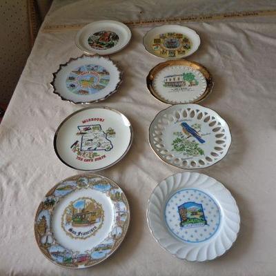 8 Glass States Plates