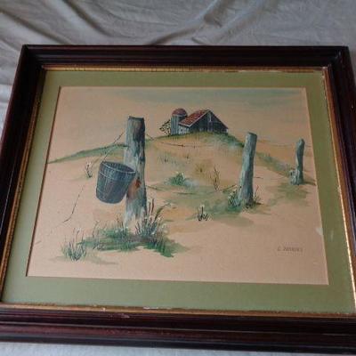 25x21 C. Brandes Painting