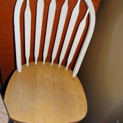 4- Semi tall dining chairs.