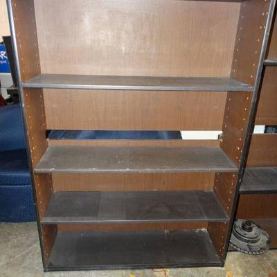 Wooden shelf.