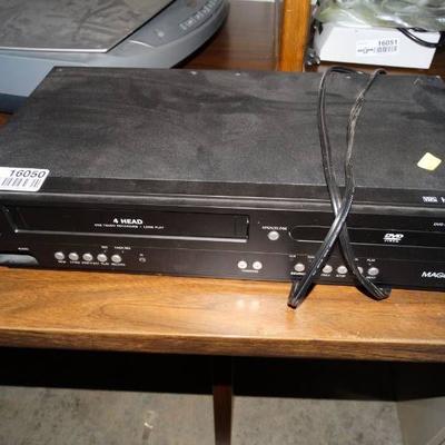 VHS player.