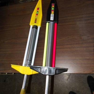 2 Pogo sticks.