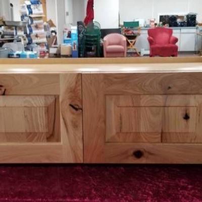 Over the Counter Hickory Shop Cabinet