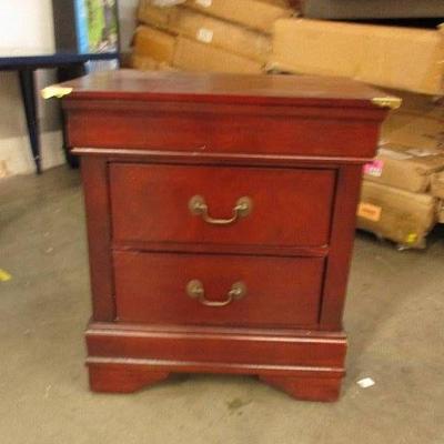 Two Drawer Night Stand - minor damages