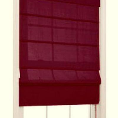 Allen + Roth Fabric Roman Shade - Burgandy - 27x7 ...