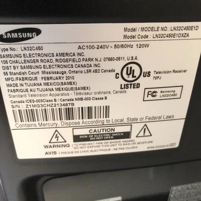 Detail - Samsung 32" TV 
