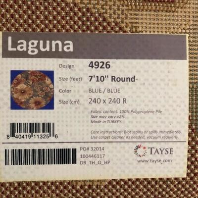 Tayse 7' 10" Laguna Circular Area Rug