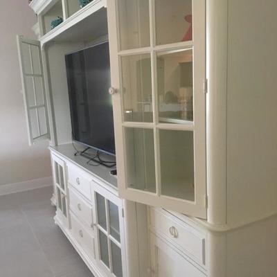 Coastal Buff Color Riverside Entertainment Center 