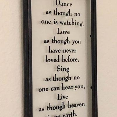 Live, Love, Laugh Plaque