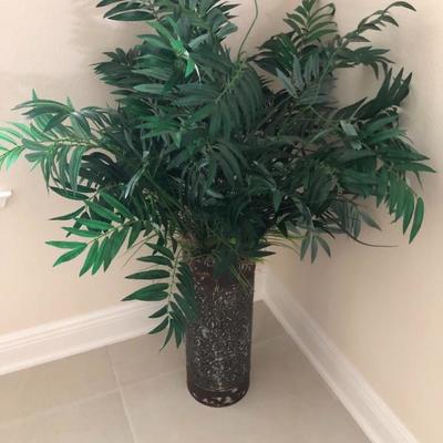 Tall faux greenery 