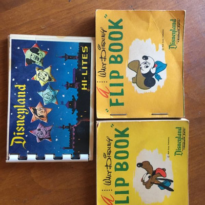 Small Disney flip books