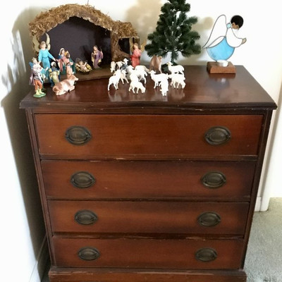 A great little dresser or storage until.  Leave as is or paint it to match your dÃ©cor.  This is a perfect size and popular among the staff.