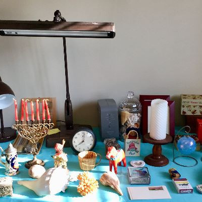 A collection of both vintage and more contemporary items