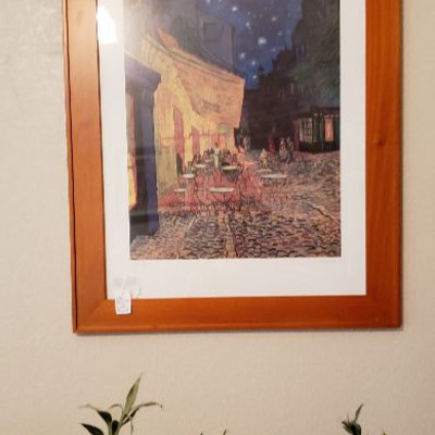 Art print: Cafe Terrace at Night, Vincent Van Gogh