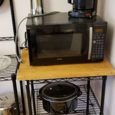 Butchers rack sold. Appliances still available. 
