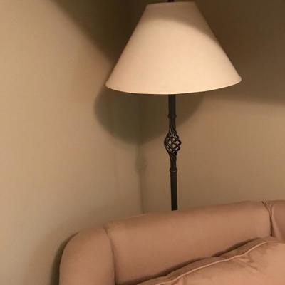 Iron floor lamp