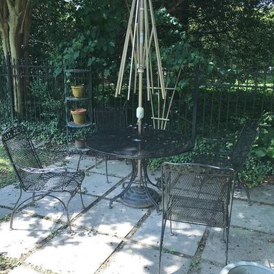 Iron Patio Set