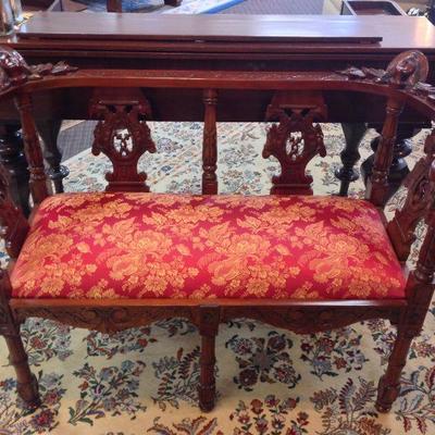 Victorian style bench