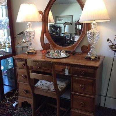 Monterey style vanity