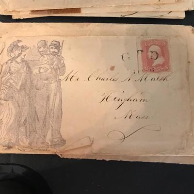 7 letters written during the Civil War $140