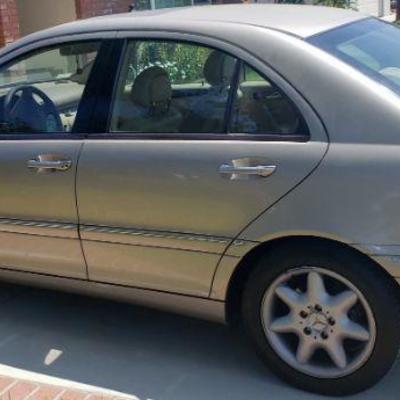 2004 Mercedes Benz C-class C240 Sedan V6 2.4 liter with 57,000 original miles in good condition 