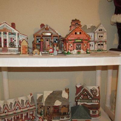 Lefton Christmas buildings
