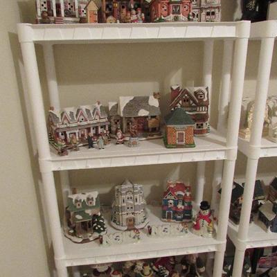 Lefton Christmas buildings