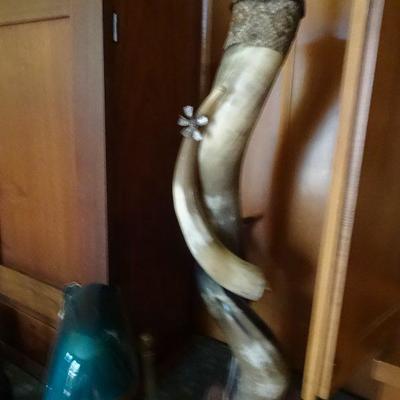 This longhorn lamp is from the Brach ranch in Wyoming. 
