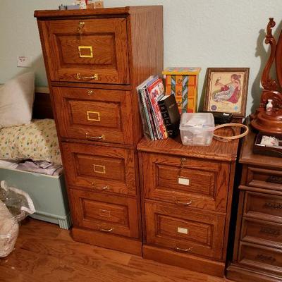 Nice oak file drawers
