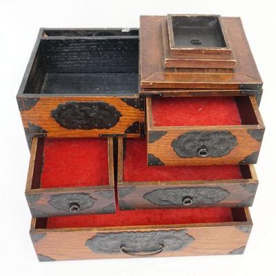 JAPANESE HARIBAKO TANSU BOX