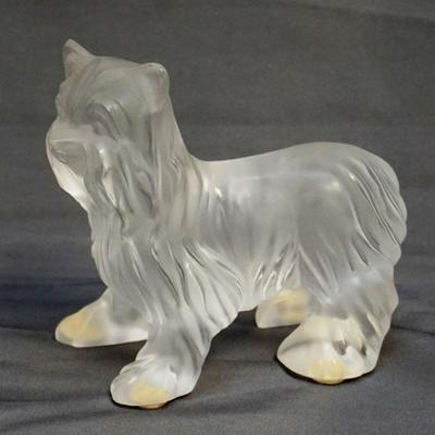 LALIQUE YORKSHIRE TERRIER YORKIE