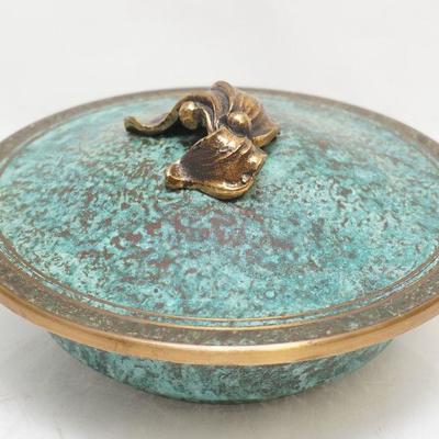 CARL SORENSEN ARTS & CRAFTS BRONZE BOWL