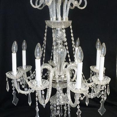 MURANO 8 ARM CHANDELIER
